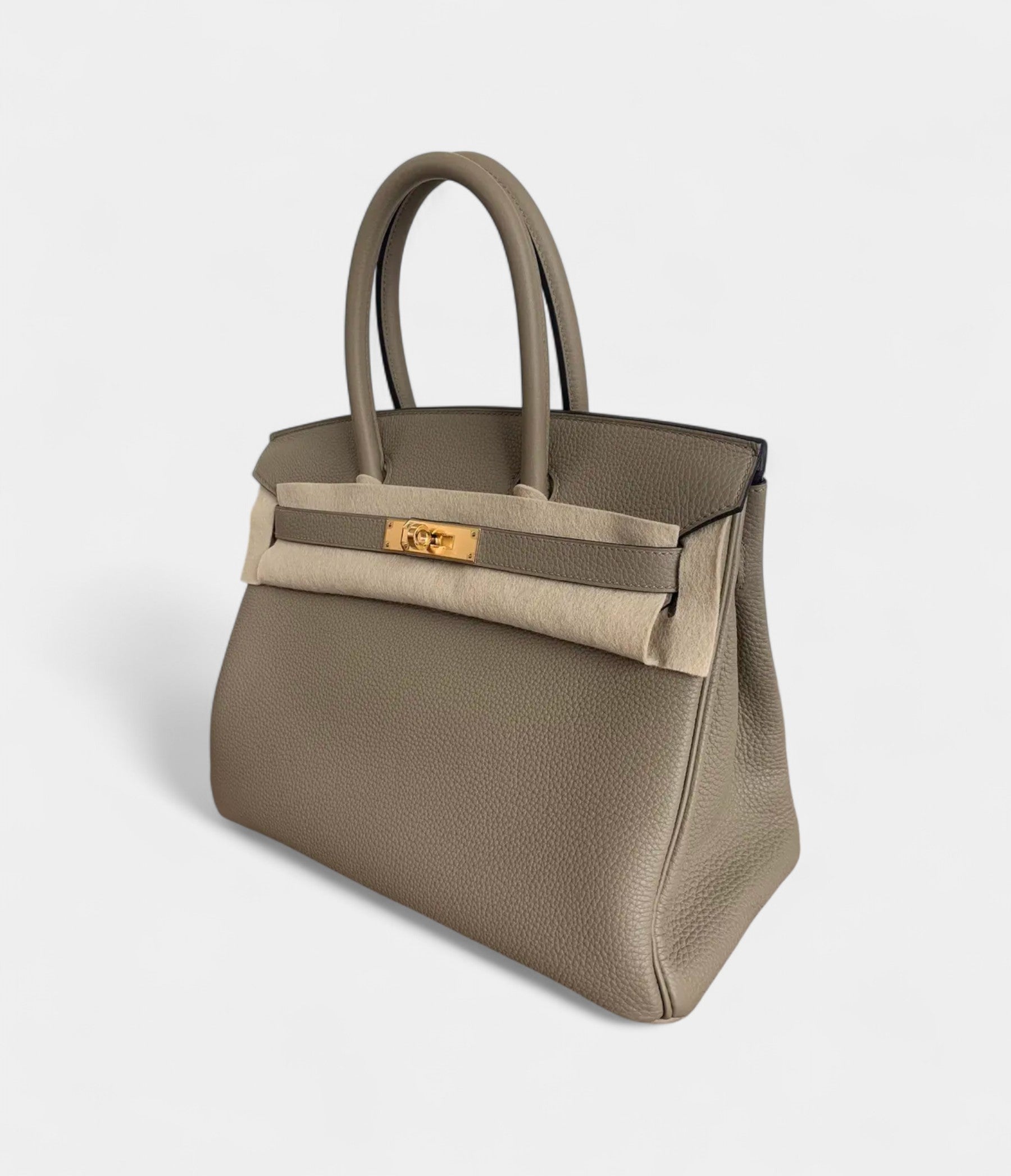 Hermès Birkin 30 Beige Leather Handbag A Timeless Icon of Luxury