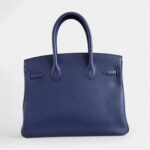 Hermès Birkin 30 Blue Leather Tote Effortless Chic in a Cool, Sophisticated Tone