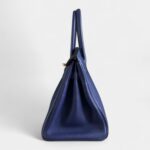 Hermès Birkin 30 Blue Leather Tote Effortless Chic in a Cool, Sophisticated Tone