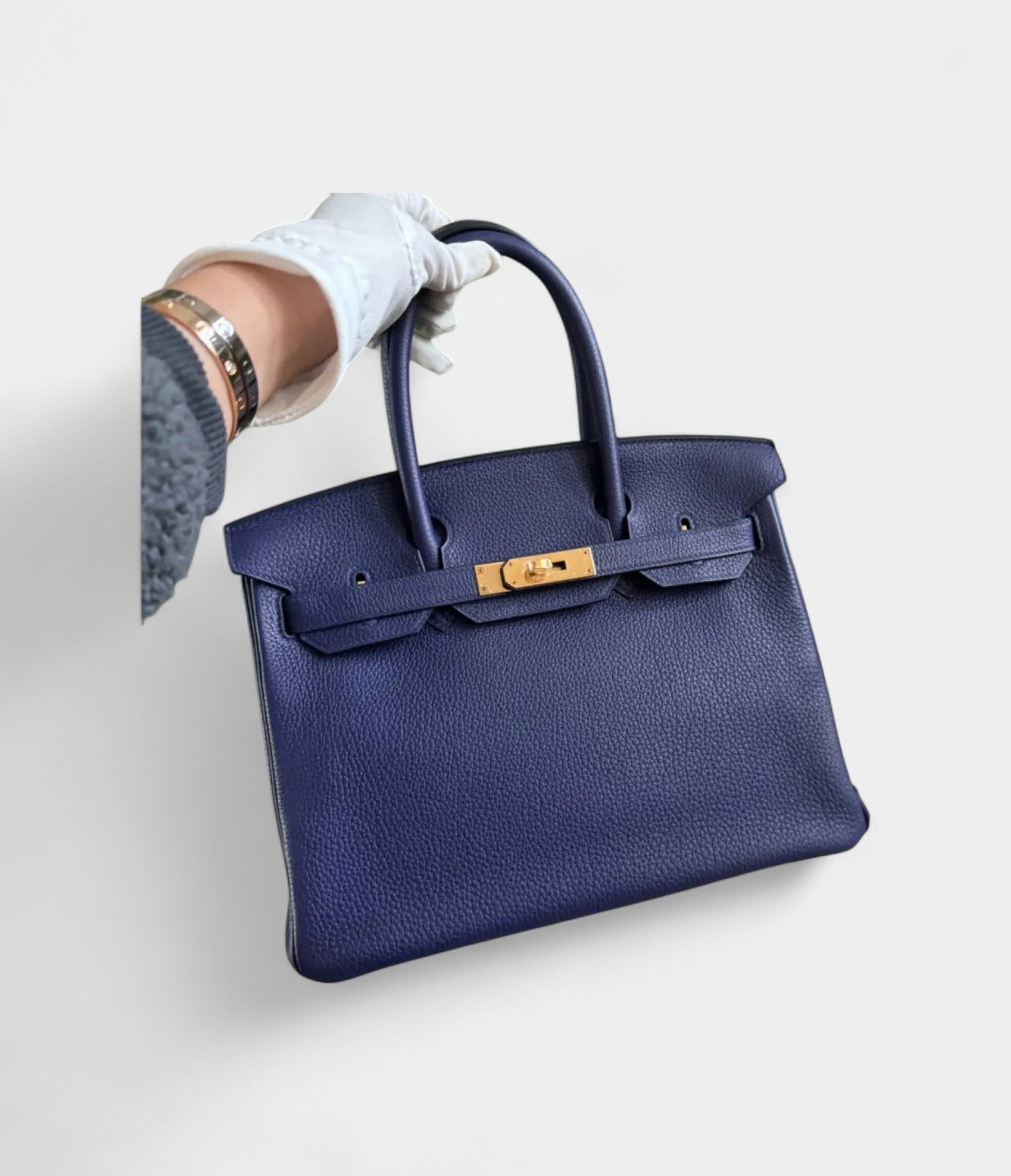 HermesBirkin30BlueLeatherToteEffortlessChicinaCool_SophisticatedTone_5_-Photoroom.jpg Hermès Birkin 30 Blue Leather Tote Effortless Chic in a Cool, Sophisticated Tone