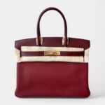 Hermès Birkin 30 Burgundy Leather Handbag Deep Elegance in a Rich, Regal Hue