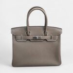 Hermès Birkin 30 Grey Leather Handbag A Timeless Classic of Luxury