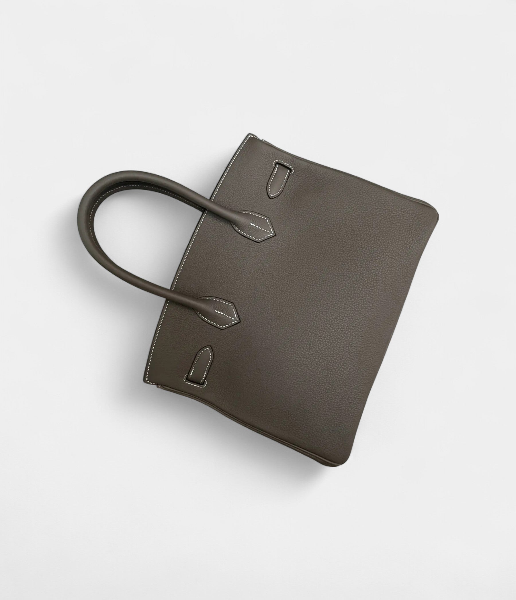 Hermès Birkin 30 Grey Leather Handbag A Timeless Classic of Luxury