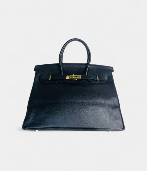 Hermès Birkin 30 Leather Handbag Secure Lock-and-Key System