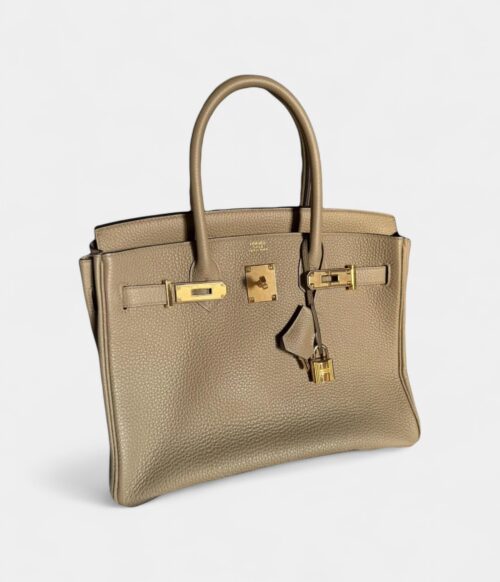 Hermès Birkin 30 Leather Handbag The Trapezoidal Shape