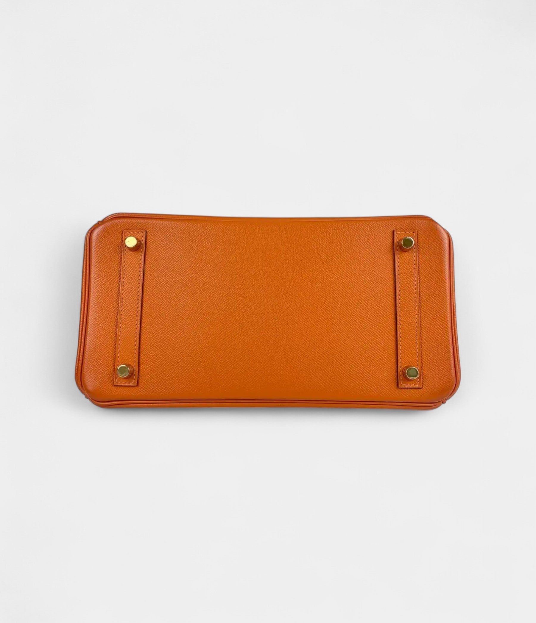 Hermès Birkin 30 Orange Leather Handbag A Bold Classic in Signature Color
