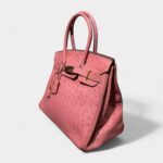 Hermès Birkin 30 Pink Leather Handbag A Timeless Icon of Luxury