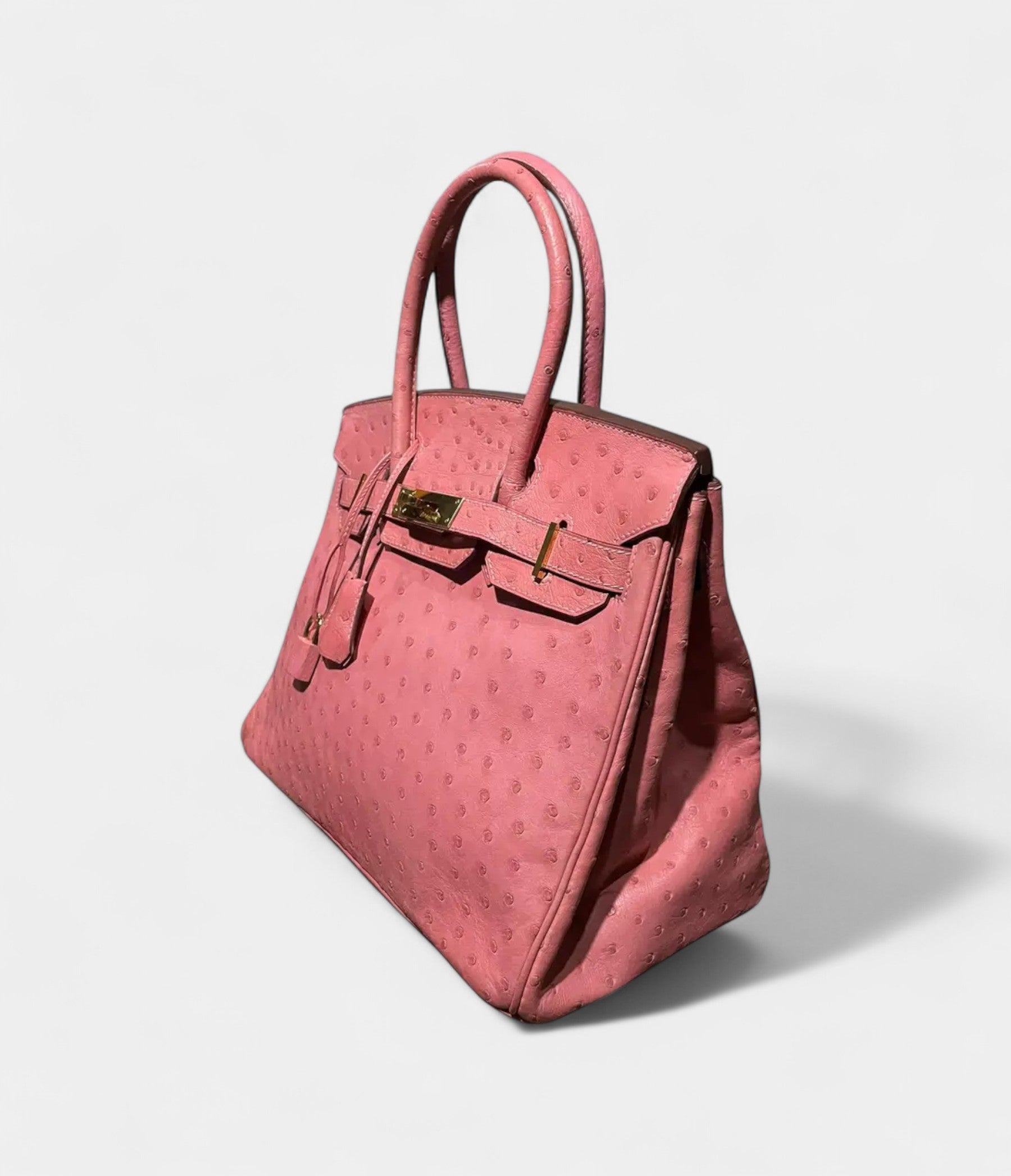 Hermès Birkin 30 Pink Leather Handbag A Timeless Icon of Luxury