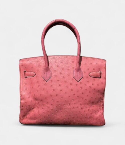 Hermès Birkin 30 Pink Leather Handbag A Timeless Icon of Luxury