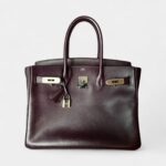 Hermès Birkin 30 Purple Leather Handbag A Timeless Icon of Luxury