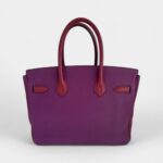 Hermès Birkin 30 Purple Leather Handbag Bold Luxury in a Striking Hue