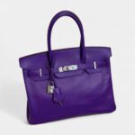 Hermès Birkin 30 Purple Leather Handbag A Timeless Icon in a Captivating Hue