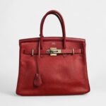 Hermès Birkin 30 Red Leather Handbag A Timeless Icon of Luxury