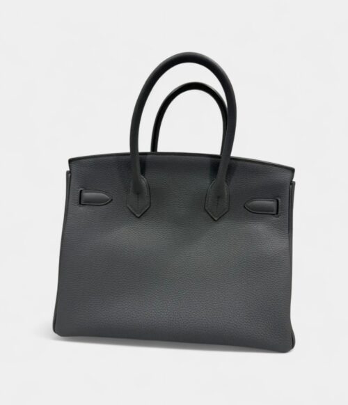 Hermes Birkin 30 gris etain goldware