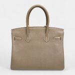 Hermes Birkin 30 in Etoupe, Togo leather with Gold Hardware