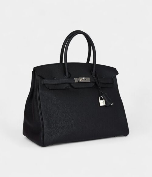Hermès Birkin 35 Black Togo Palladium Hardware