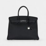 Hermès Birkin 35 Black Togo Palladium Hardware