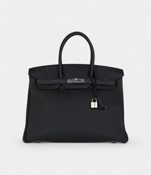 Hermès Birkin 35 Black Togo Palladium Hardware