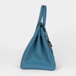 Hermès Birkin 35 Blue Jean Togo Gold Hardware