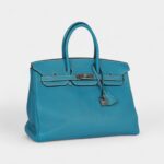 Hermès Birkin 35 Blue Jean Togo Palladium Hardware