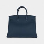 Hermès Birkin 35 Bleu De Prusse Togo Gold Hardware