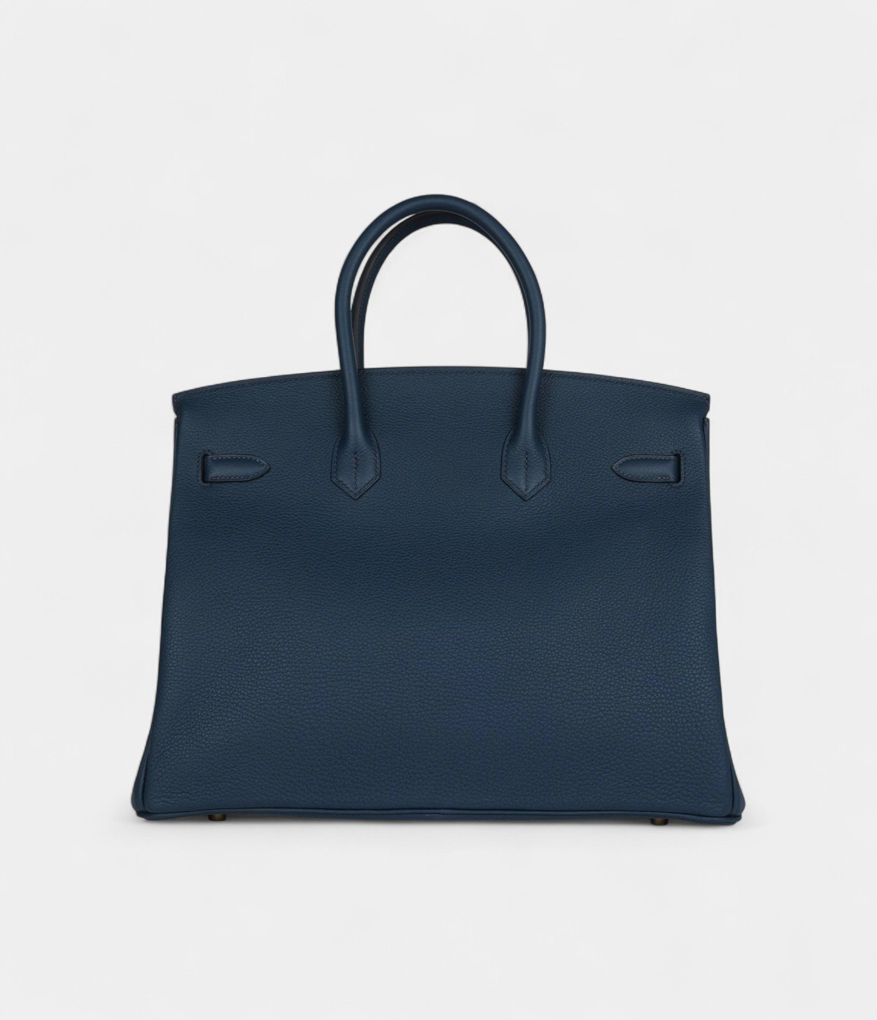 Hermès Birkin 35 Bleu De Prusse Togo Gold Hardware