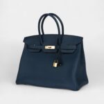 Hermès Birkin 35 Bleu De Prusse Togo Gold Hardware