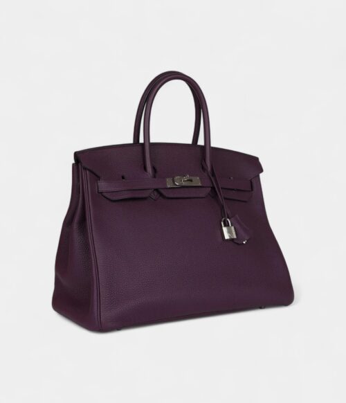 Hermès Birkin 35 Cassis Togo Palladium Hardware