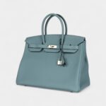Hermès Birkin 35 Ciel Togo Palladium Hardware