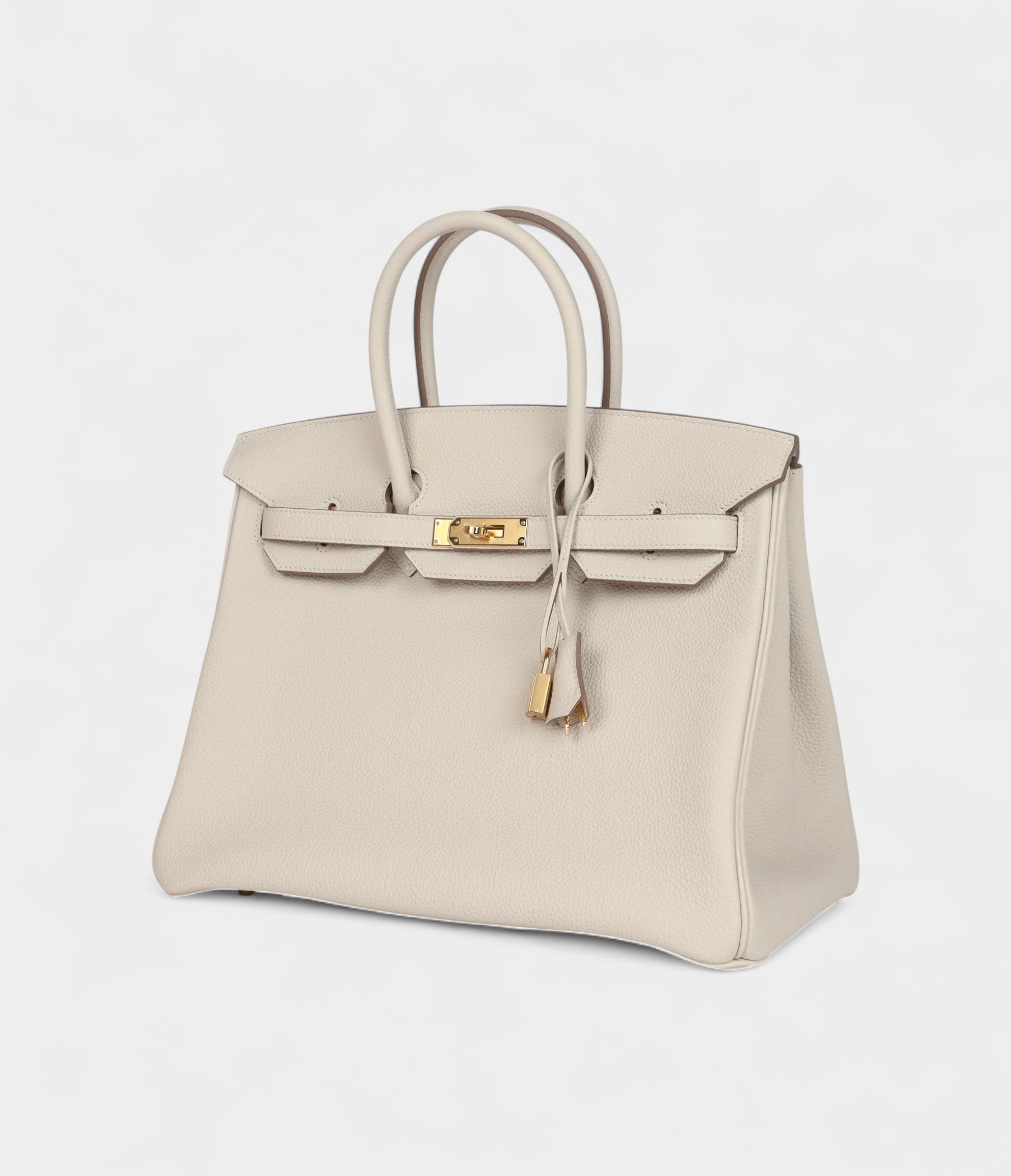 Hermès Birkin 35 Craie Togo Gold Hardware