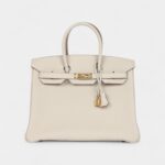 Hermès Birkin 35 Craie Togo Gold Hardware