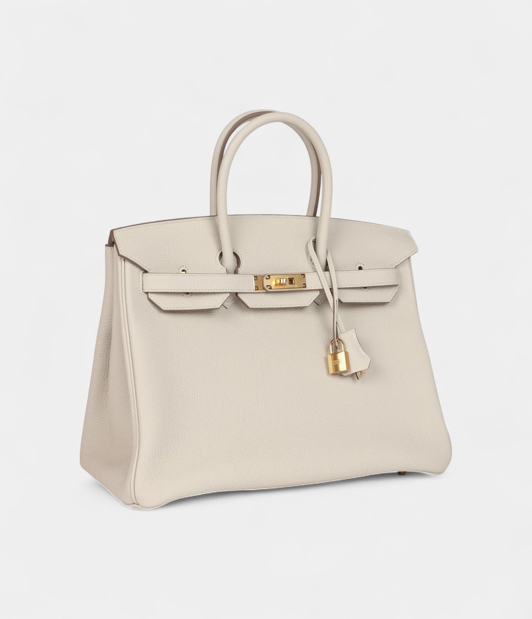 Hermès Birkin 35 Craie Togo Gold Hardware