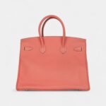 Hermès Birkin 35 Crevette Clemence Palladium Hardware