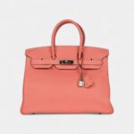 Hermès Birkin 35 Crevette Clemence Palladium Hardware