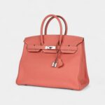Hermès Birkin 35 Crevette Clemence Palladium Hardware