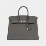 Hermès Birkin 35 Dark Gris Meyer Togo Permabrass Hardware