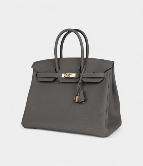 Hermès Birkin 35 Dark Gris Meyer Togo Permabrass Hardware