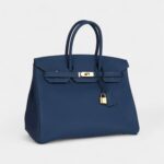 Hermès Birkin 35 Deep Blue Togo Gold Hardware