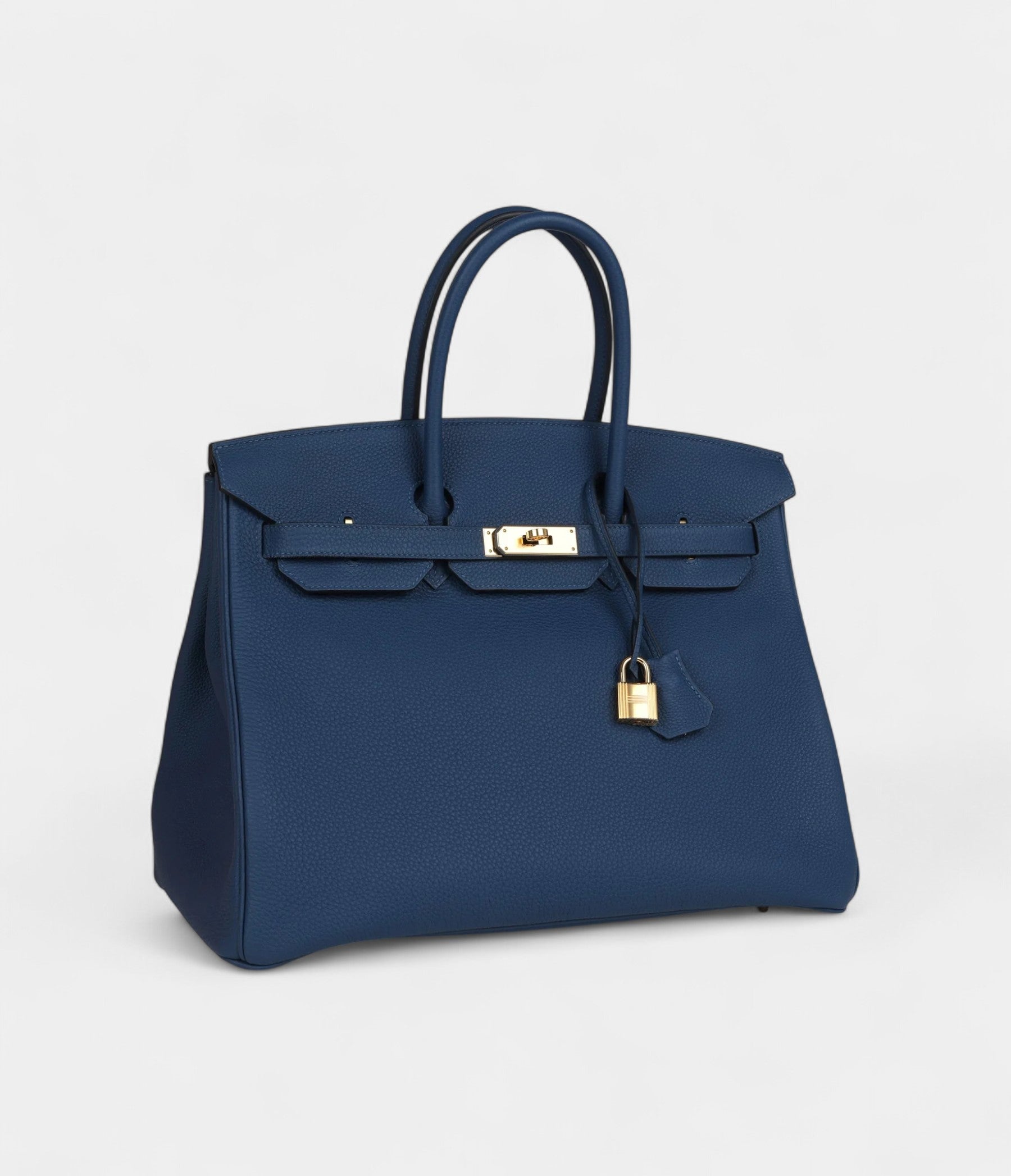 Hermès Birkin 35 Deep Blue Togo Gold Hardware