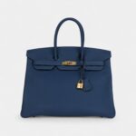 Hermès Birkin 35 Deep Blue Togo Gold Hardware