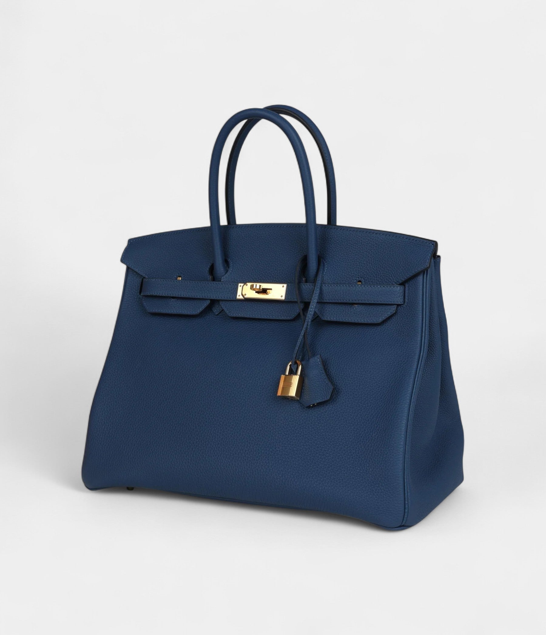 Hermès Birkin 35 Deep Blue Togo Gold Hardware