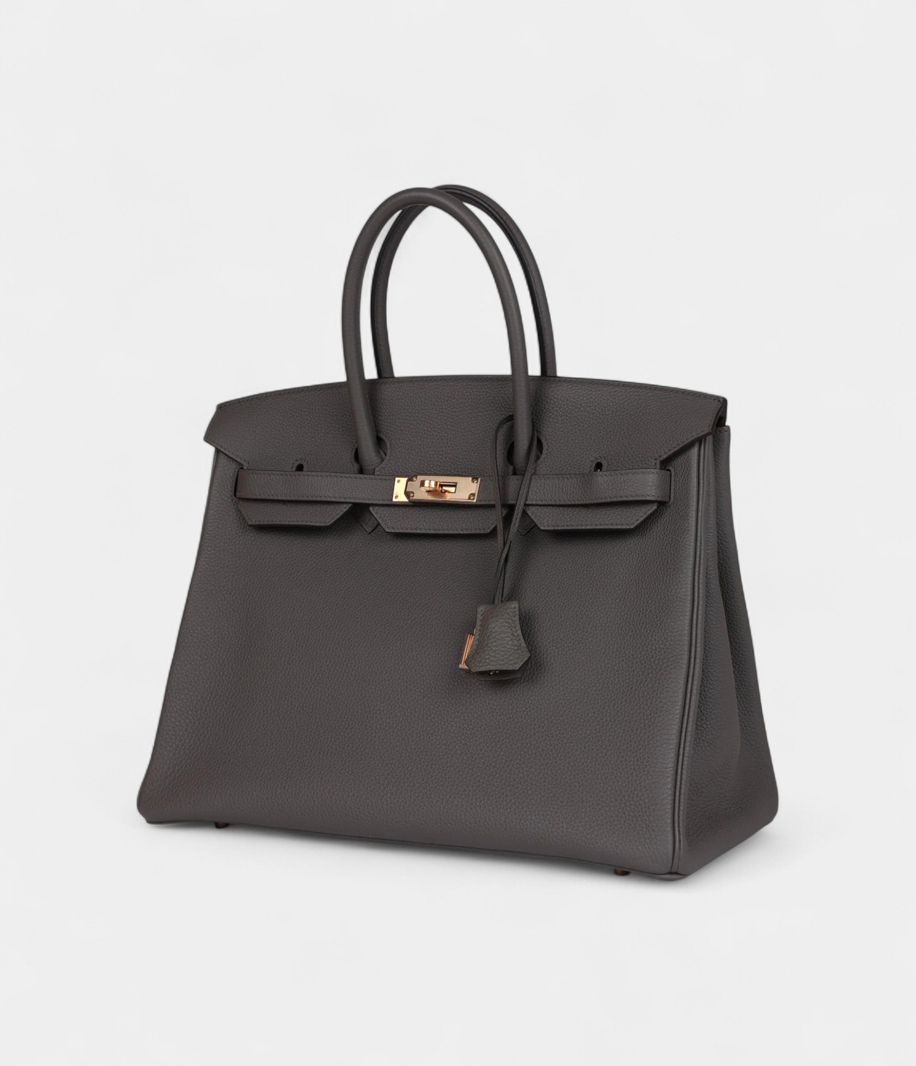 Hermès Birkin 35 Etain Togo Rose Gold Hardware
