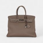 Hermès Birkin 35 Etoupe Togo Palladium Hardware