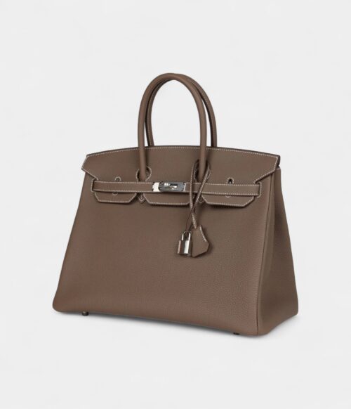 Hermès Birkin 35 Etoupe Togo Palladium Hardware