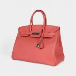 Hermès Birkin 35 Flamingo Epsom Palladium Hardware