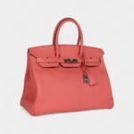Hermès Birkin 35 Flamingo Epsom Palladium Hardware