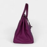 Hermès Birkin 35 Ghillies Anemone Togo and Swift Palladium Hardware
