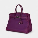 Hermès Birkin 35 Ghillies Anemone Togo and Swift Palladium Hardware