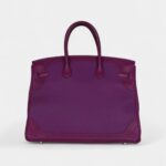 Hermès Birkin 35 Ghillies Anemone Togo and Swift Palladium Hardware