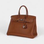 Hermès Birkin 35 Brown Leather Togo Palladium Hardware